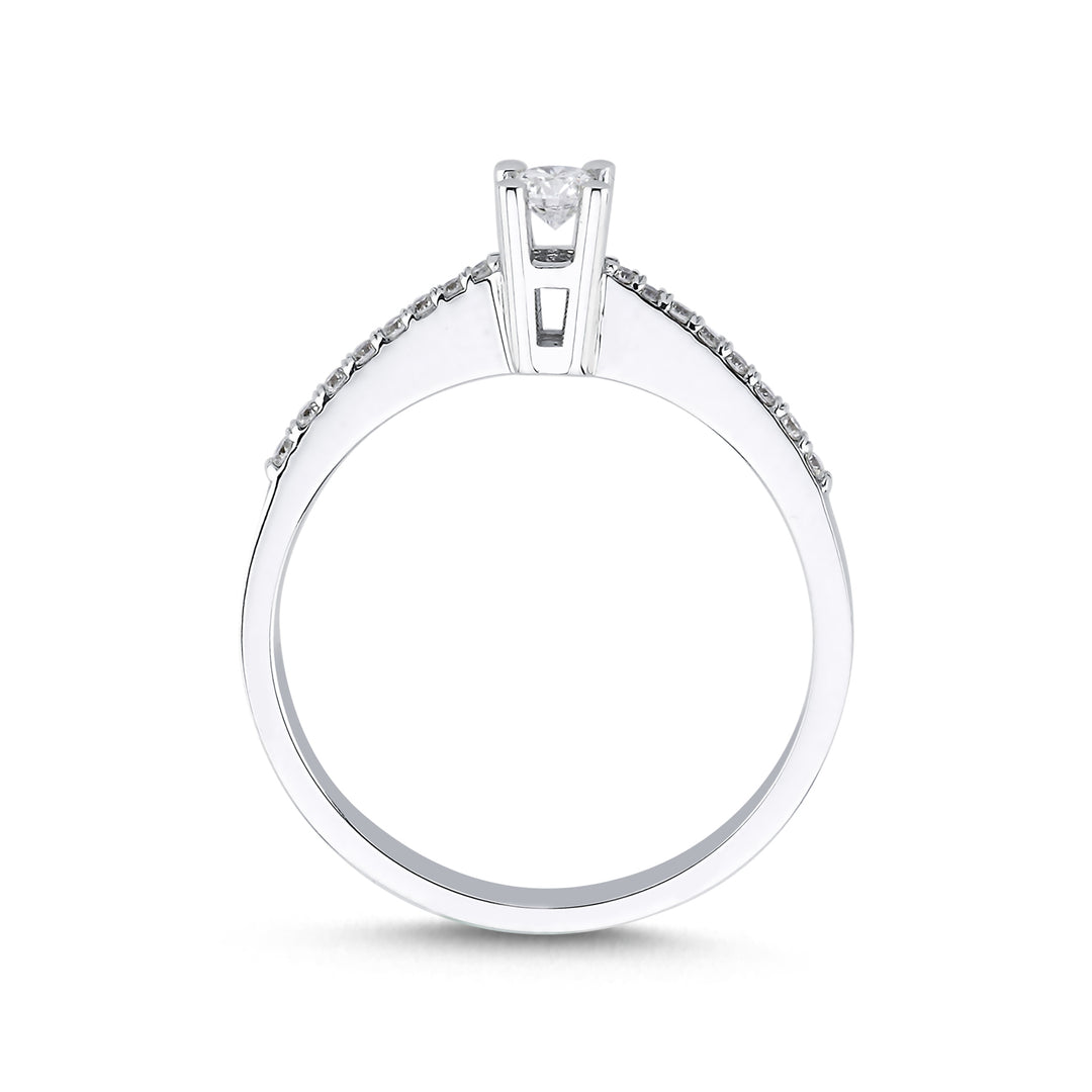 Novus Diamond 0.11 ct Venusia Solitaire Lab-grown Diamond Ring 2