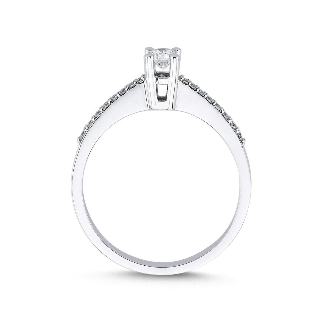 Novus Diamond 0.15 ct Luna Solitaire Lab-grown Diamond Ring 2
