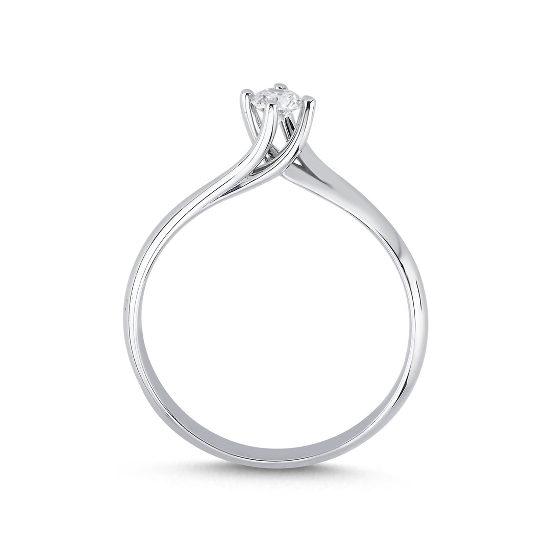 Novus Diamond 0.15 ct Stolo Solitaire Lab-grown Diamond Ring 2