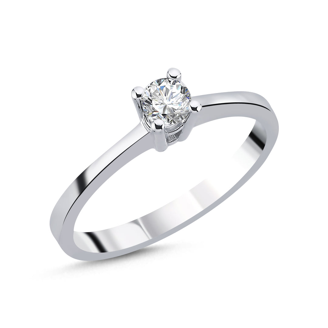 Novus Diamond 0.19 ct Venusia Solitaire Lab-grown Diamond Ring
