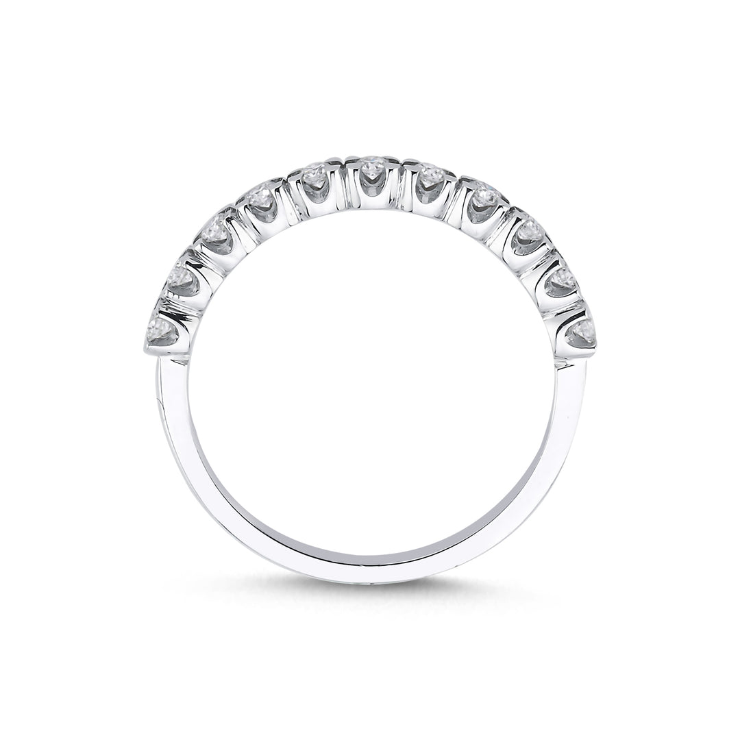Novus Diamond 0.22 ct Semi Ostia Half-eternity Wedding Band 2