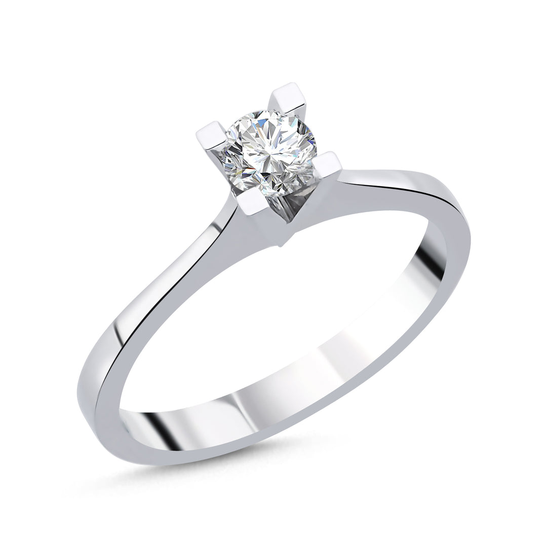 Novus Diamond 0.30 ct Napoli Solitaire Lab-grown Diamond Ring