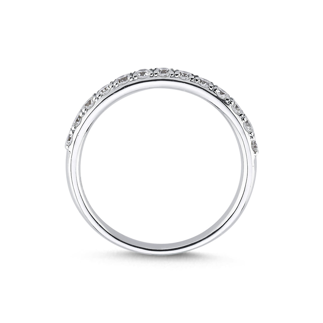 Novus Diamond 0.52 ct Semi Aquaria Half-eternity Wedding Band 2