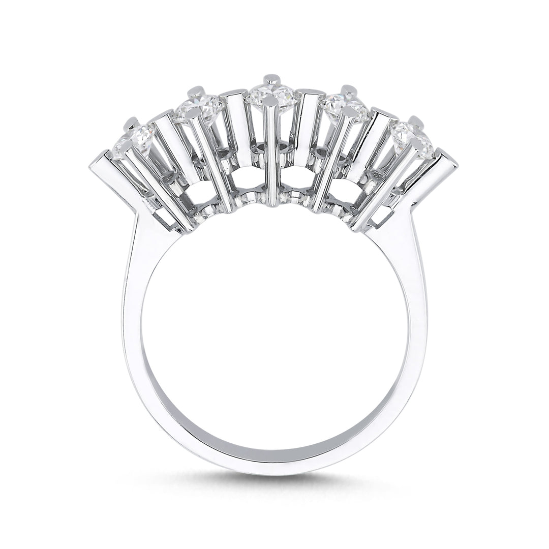 Novus Diamond 0.78 ct Verona Five-stone Lab-grown Diamond Ring 2