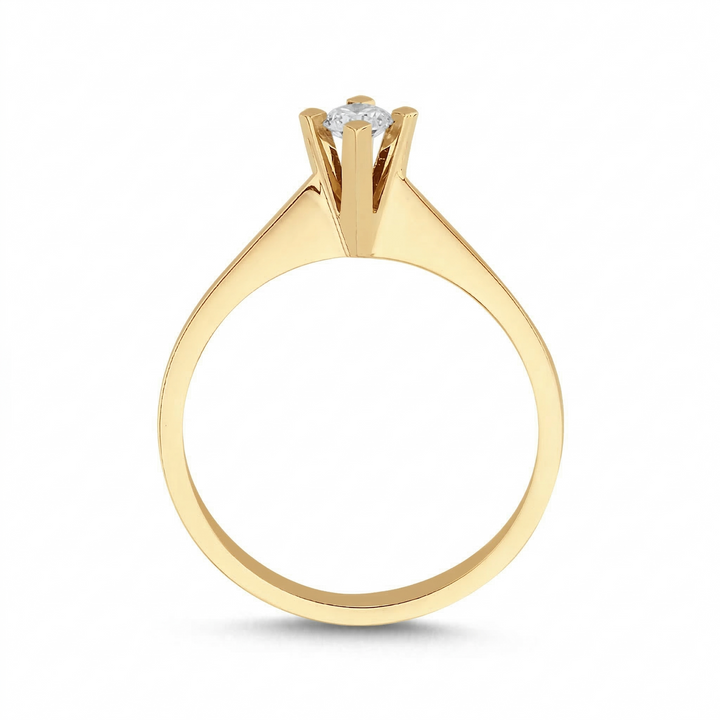 Novus Diamond 0.16 Ct. Globe Solitaire Lab-grown Diamond Ring in gold #color_gold