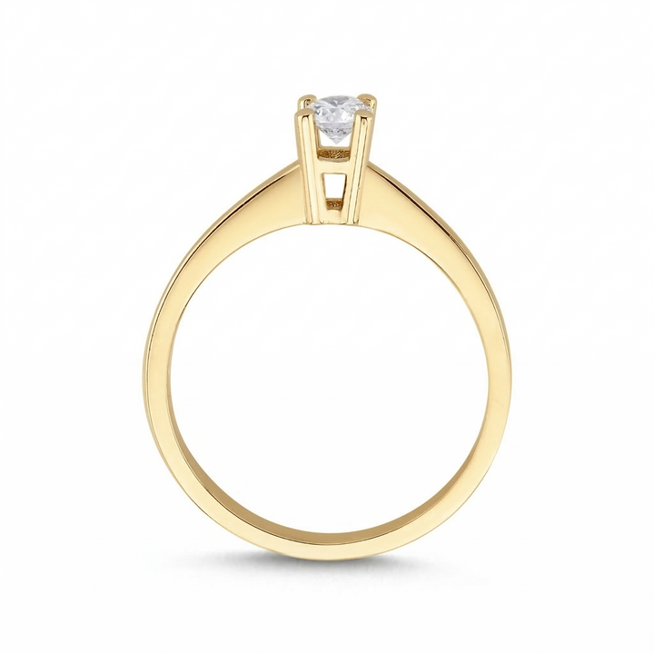 Novus Diamond 0.19 Ct. Venusia Solitaire Lab-grown Diamond Ring in gold #color_gold