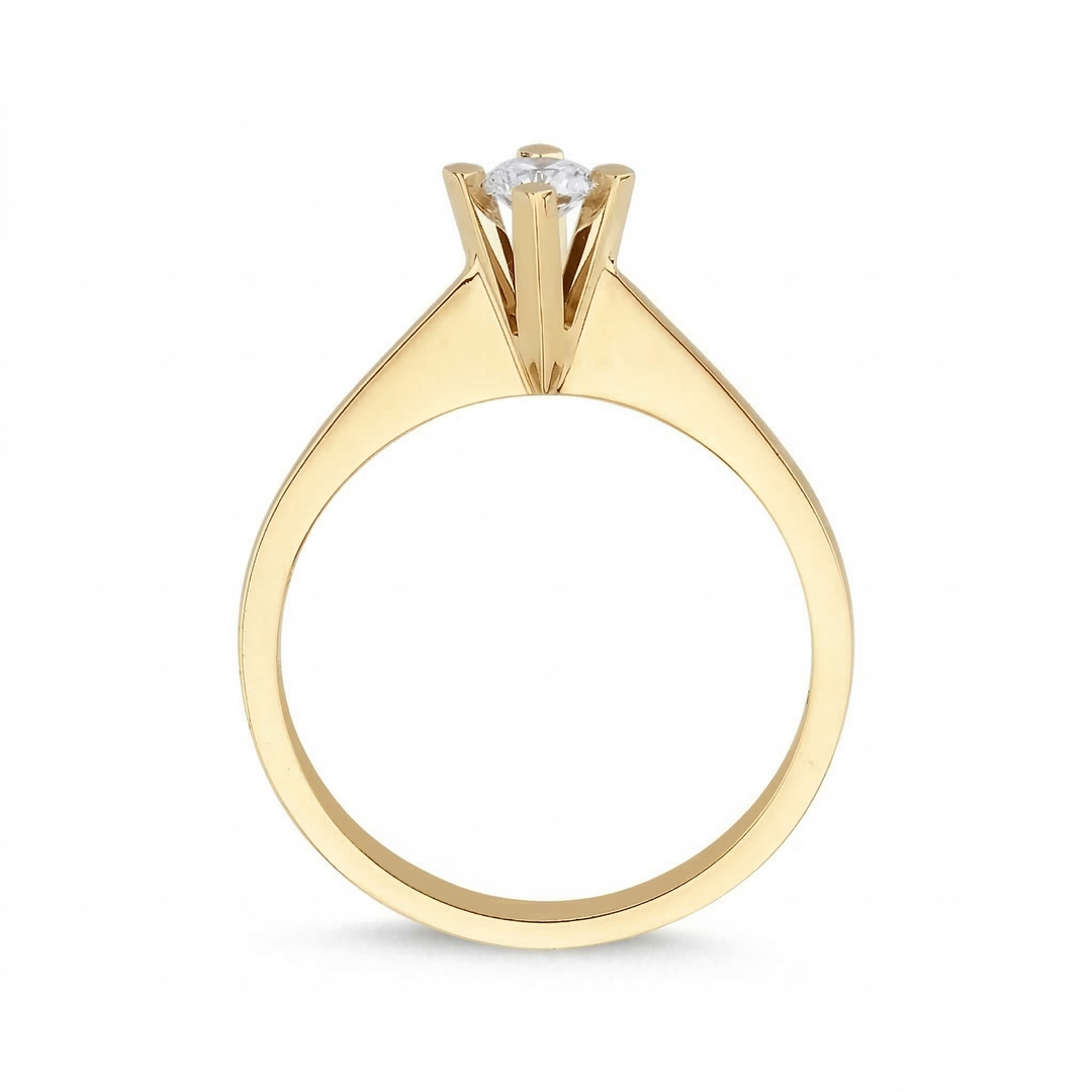 Novus Diamond 0.20 Ct. Globe Solitaire Lab-grown Diamond Ring in gold #color_gold
