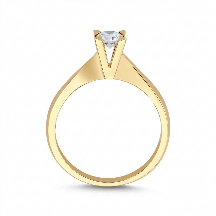 Novus Diamond 0.30 Ct. Luna Solitaire Lab-grown Diamond Ring in gold #color_gold