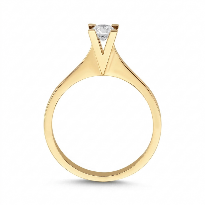 Novus Diamond 0.30 Ct. Napoli Solitaire Lab-grown Diamond Ring in gold #color_gold
