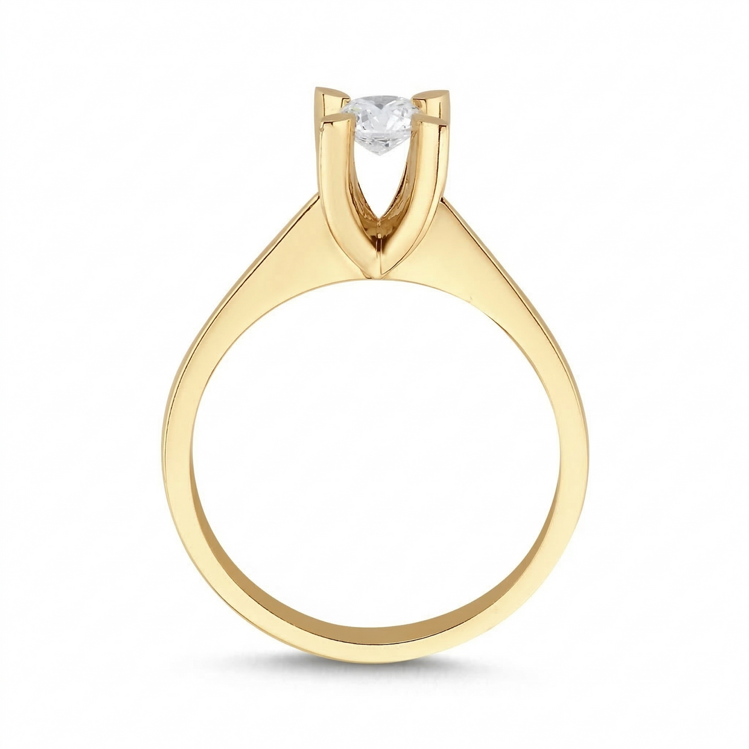 Novus Diamond 0.30 Ct. Verona Solitaire Lab-grown Diamond Ring in gold #color_gold