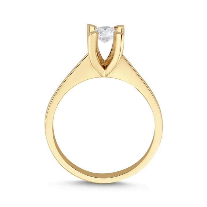 Novus Diamond 0.30 Ct. Verona Solitaire Lab-grown Diamond Ring in gold #color_gold