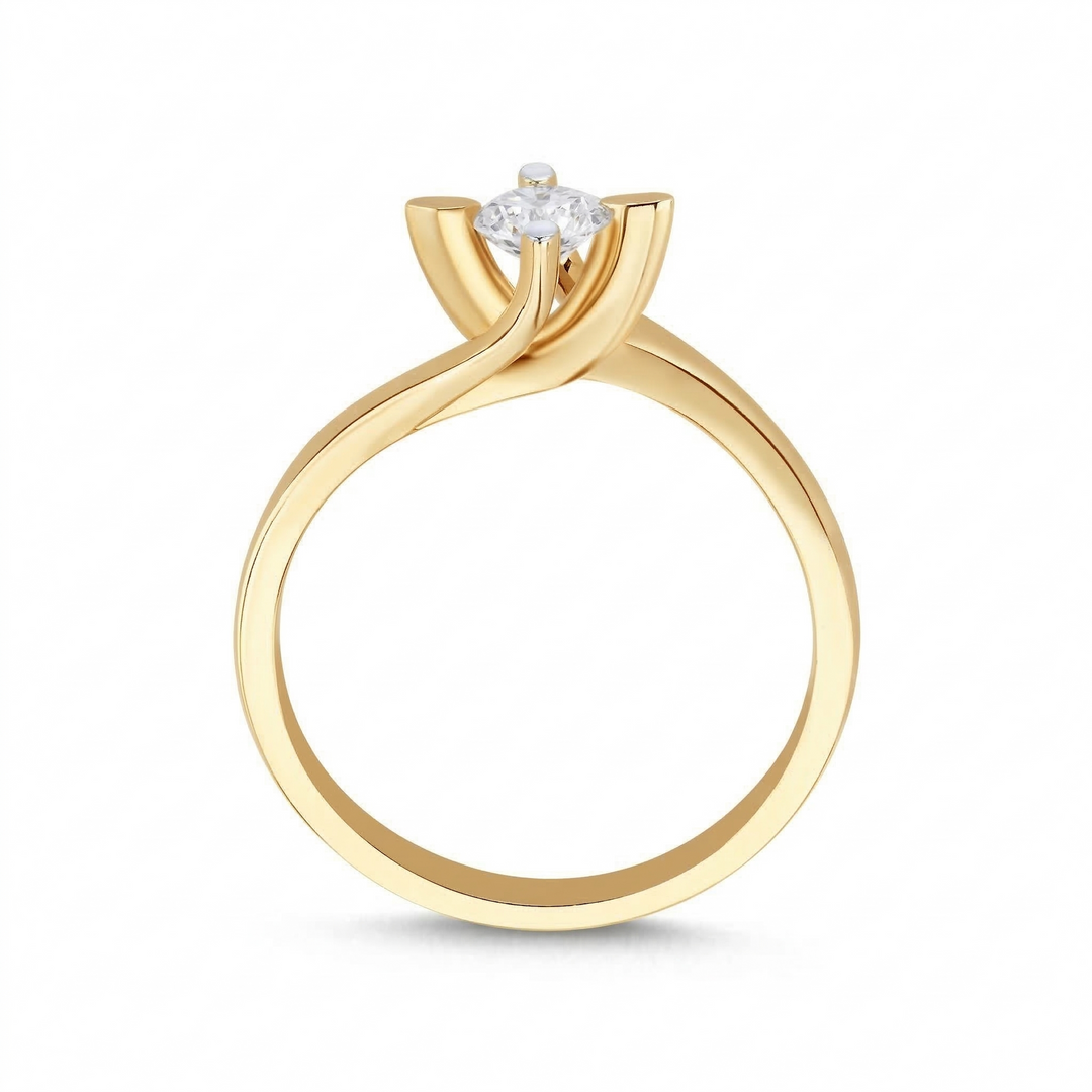 Novus Diamond 0.30 Ct. Zenith Solitaire Lab-grown Diamond Ring in gold #color_gold