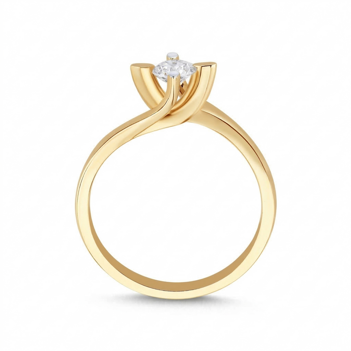 Novus Diamond 0.30 Ct. Zenith Solitaire Lab-grown Diamond Ring in gold #color_gold
