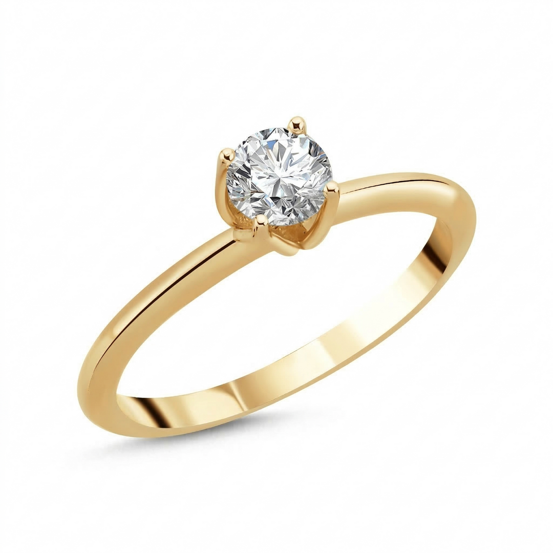 Novus Diamond 0.40 Ct. Circum Solitaire Lab-grown Diamond Ring in Gold #color_gold