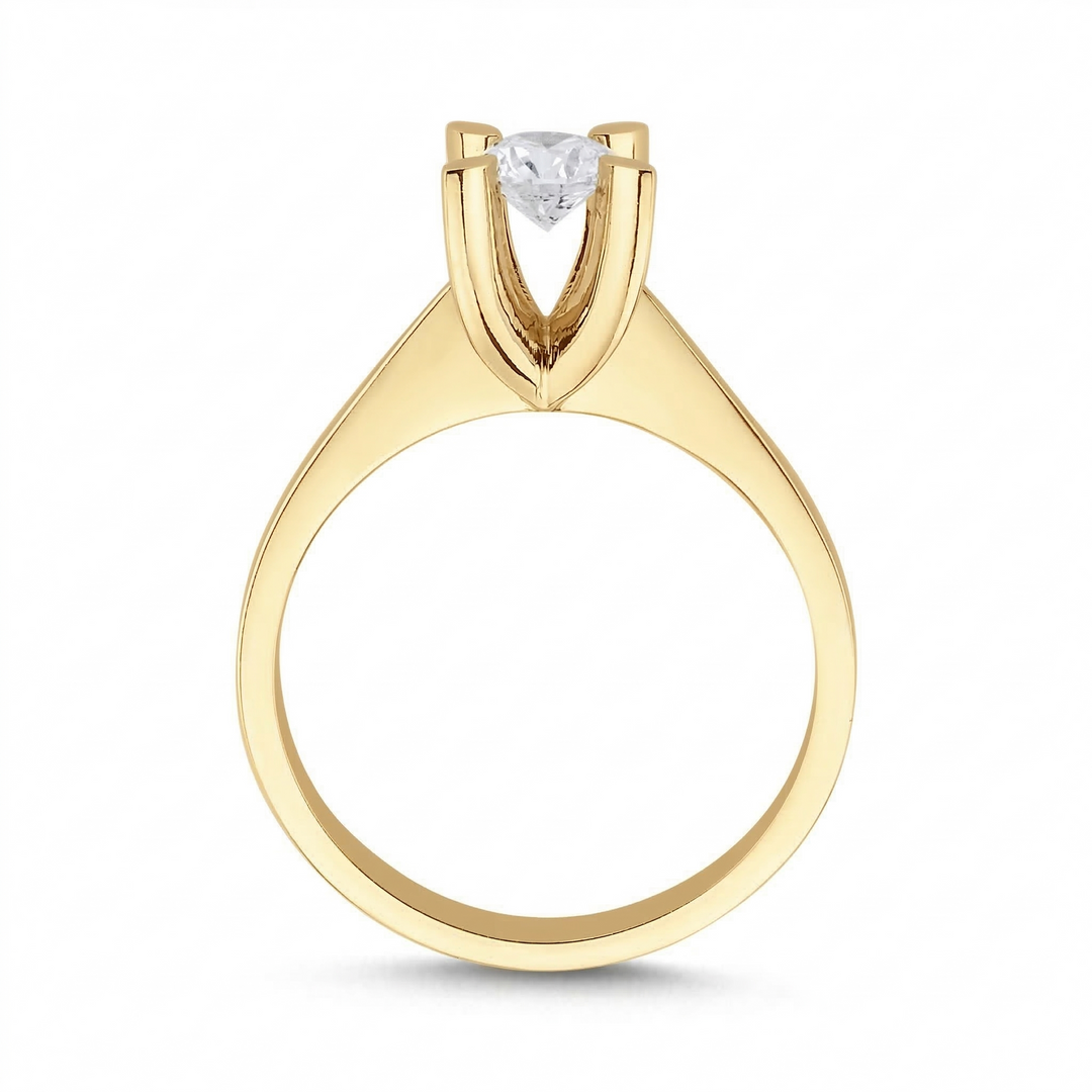 Novus Diamond 0.40 Ct. Verona Solitaire Lab-grown Diamond Ring in gold #color_gold