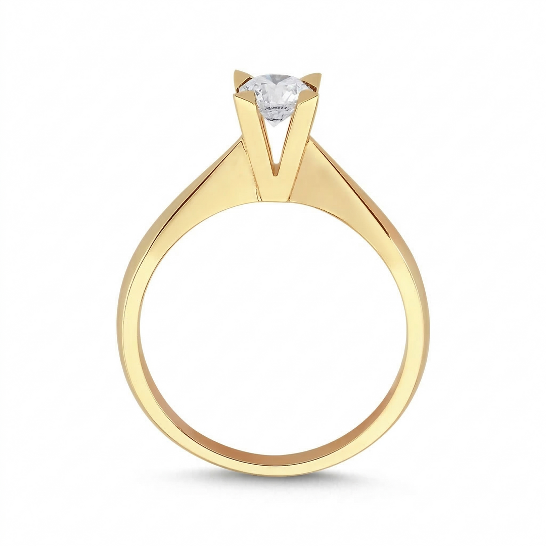 Novus Diamond 0.43 Ct. Luna Solitaire Lab-grown Diamond Ring in gold #color_gold