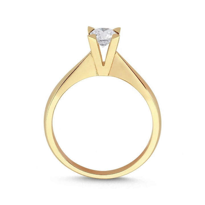 Novus Diamond 0.43 Ct. Luna Solitaire Lab-grown Diamond Ring in gold #color_gold
