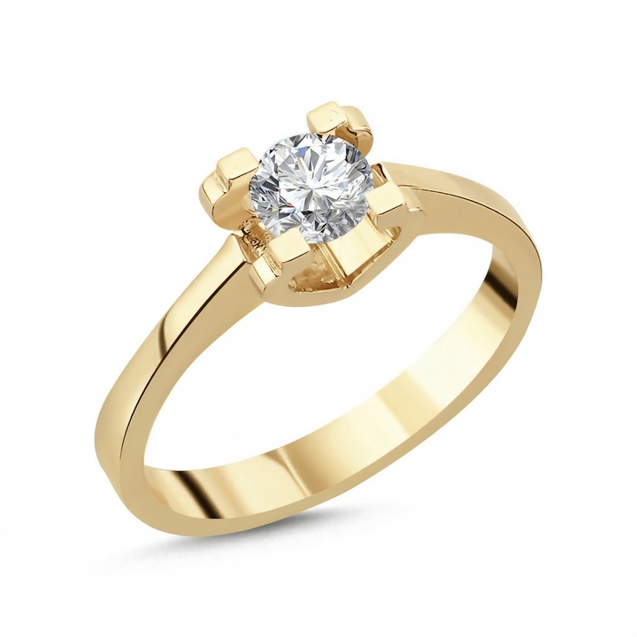 Novus Diamond 0.43 Ct. Vesta Solitaire Lab-grown Diamond Ring in gold #color_gold