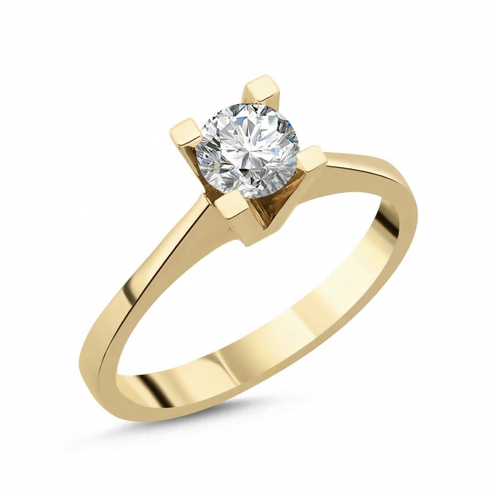 Novus Diamond 0.50 Ct. Napoli Solitaire Lab-grown Diamond Ring in gold #color_gold