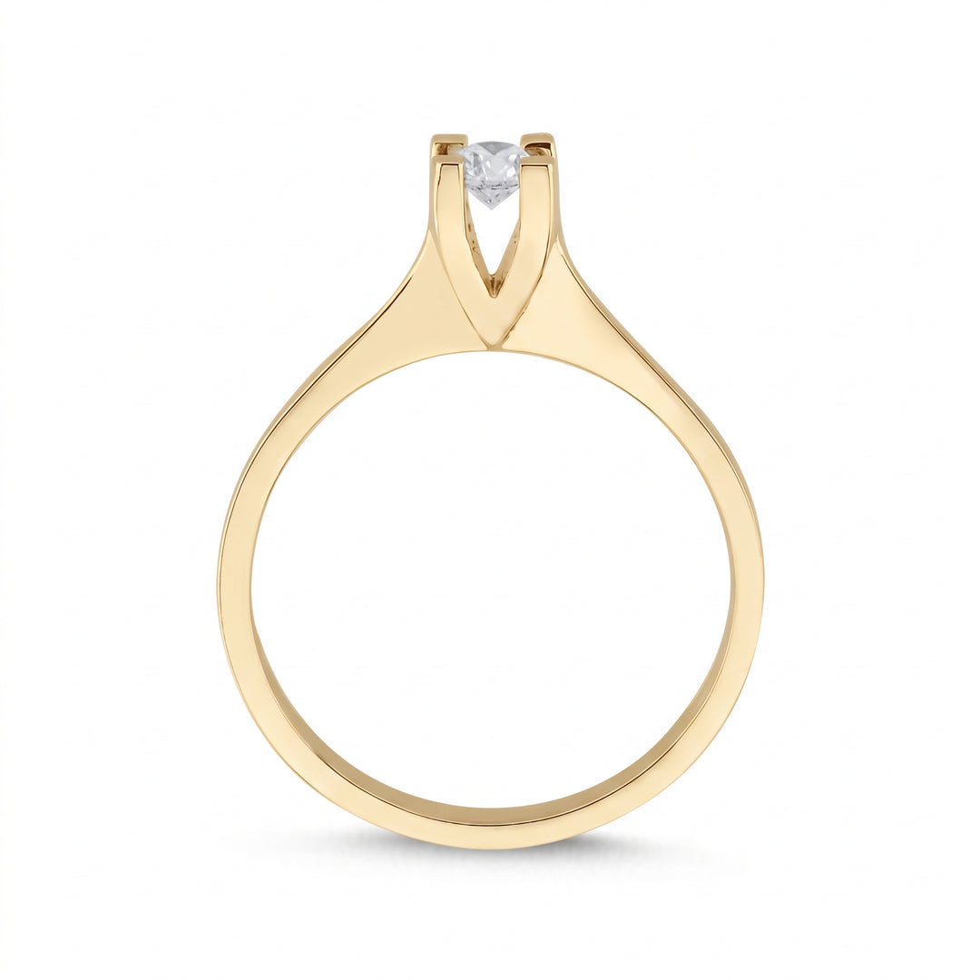 Novus Diamond 0.17 ct Celestial Solitaire Lab-grown Diamond Ring in gold 2 #color_gold