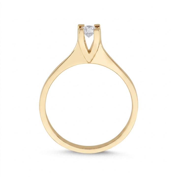 Novus Diamond 0.17 ct Celestial Solitaire Lab-grown Diamond Ring in gold 2 #color_gold
