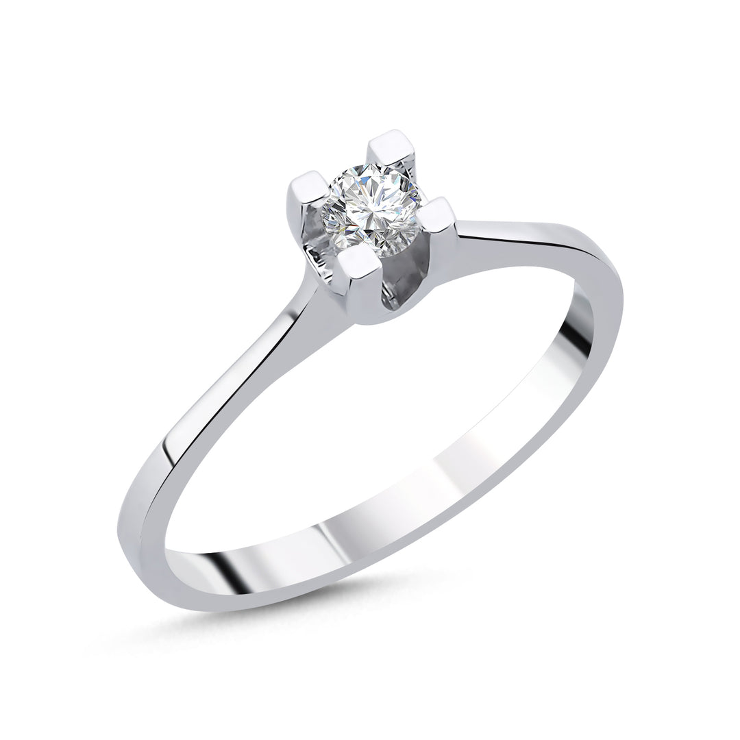 Novus Diamond 0.17 ct Celestial Solitaire Lab-grown Diamond Ring #color_white-gold