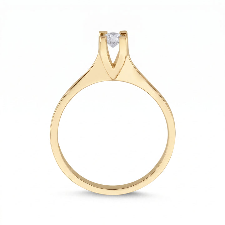 Novus Diamond 0.20 ct Celestial Solitaire lab-grown Diamond Ring in gold 2 #color_gold