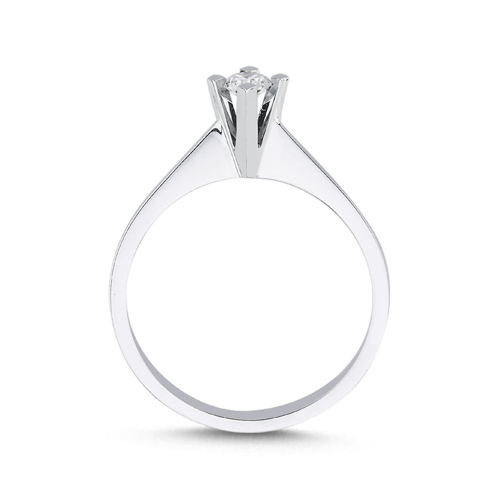 Novus Diamond 0.20 ct Globe Solitaire Lab-grown Diamond Ring 2 #color_silver