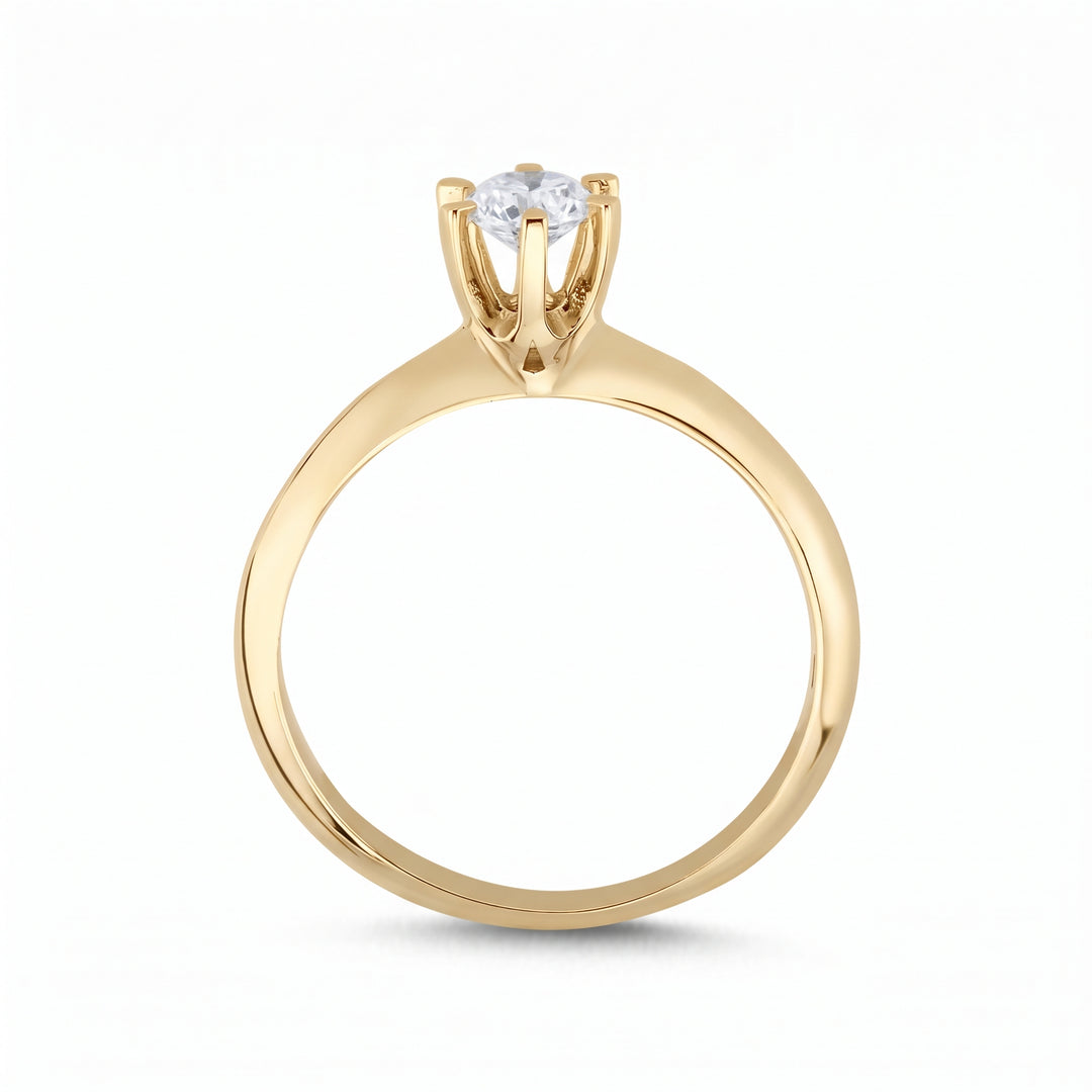 Novus Diamond 0.30 ct Circus Solitaire Lab-grown Diamond Ring in gold 2 #color_gold