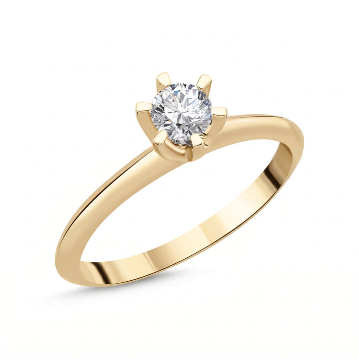 Novus Diamond 0.30 ct Circus Solitaire Lab-grown Diamond Ring in gold #color_gold