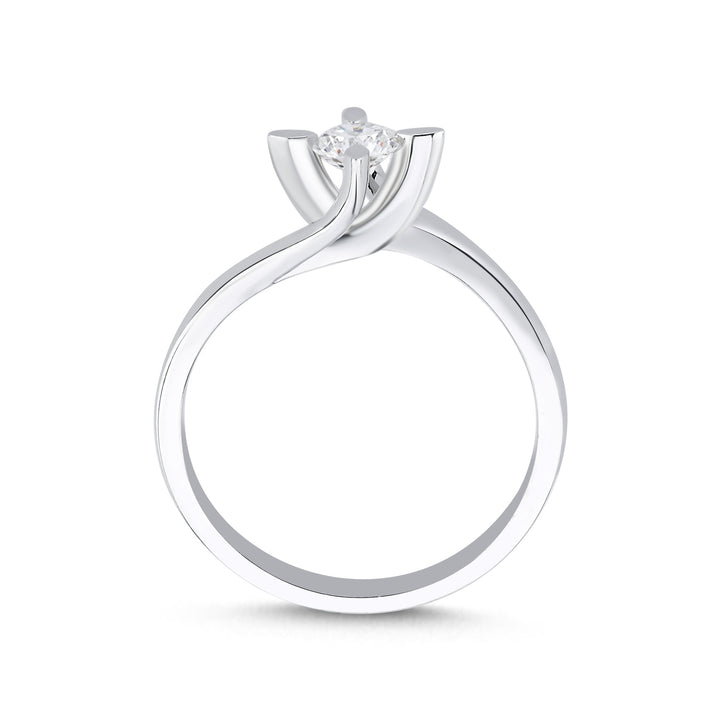 Novus Diamond 0.30 ct Zenith Solitaire Lab-grown Diamond Ring 2 #color_silver