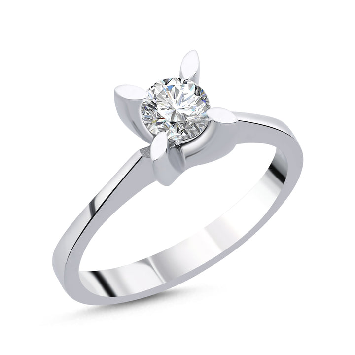 Novus Diamond 0.40 ct Verona Solitaire Lab-grown Diamond Ring #color_silver