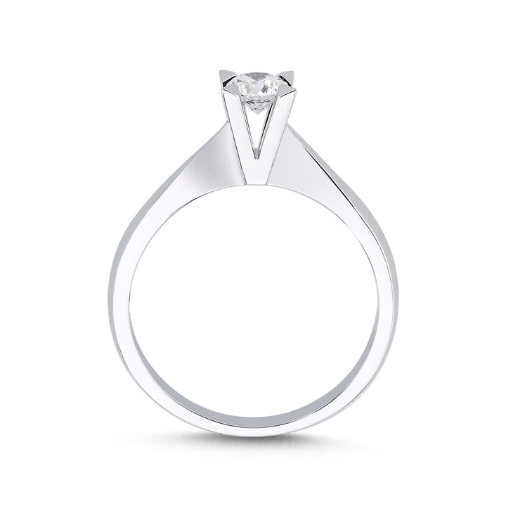 Novus Diamond 0.43 ct Luna Solitaire Lab-grown Diamond Ring 2 #color_silver
