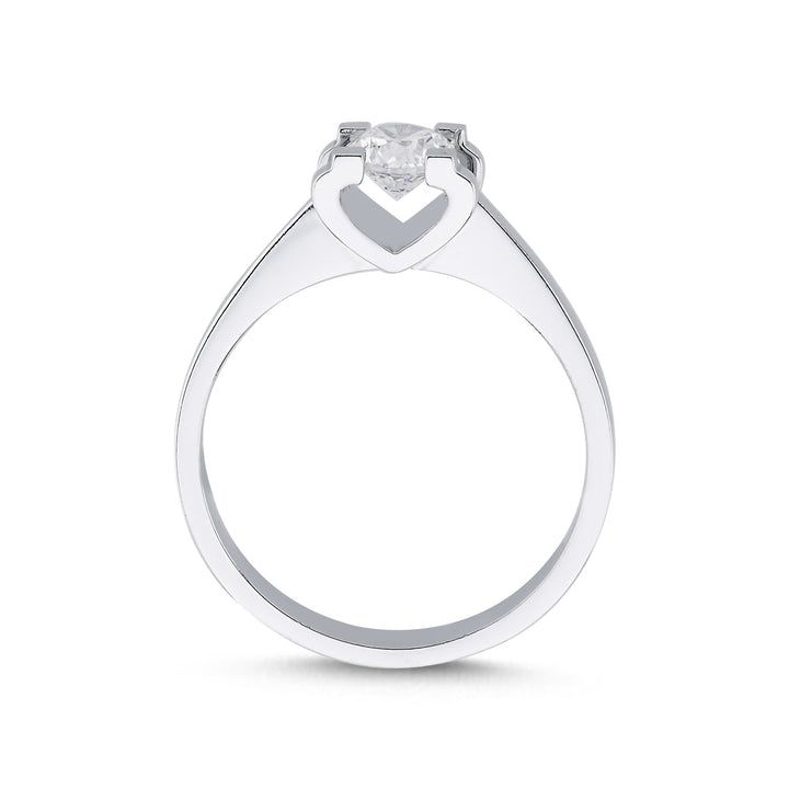 Novus Diamond 0.43 ct Vesta Solitaire Lab-grown Diamond Ring 2 #color_silver