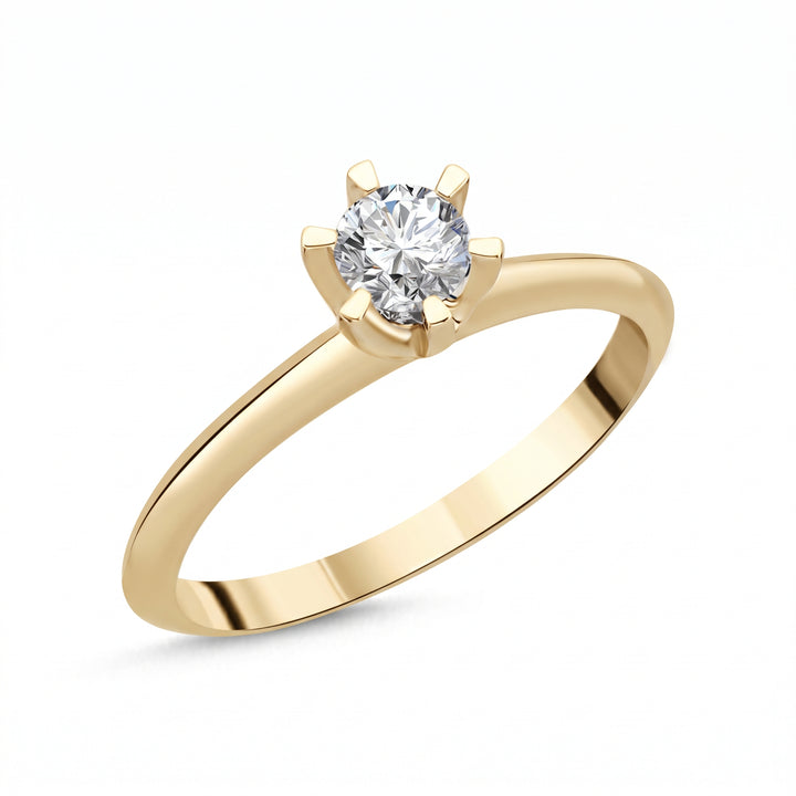 Novus Diamond 0.50 ct Circus Solitaire Lab-grown Diamond Ring in gold #color_gold