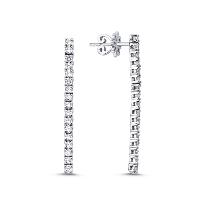 Novus Diamond 0.68 Ct. Lunar Lab-grown Diamond Earrings #color_silver