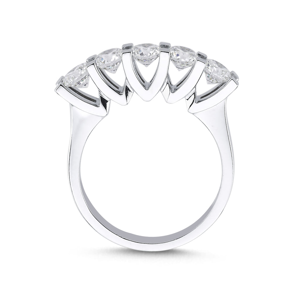 Novus Diamond 1.52 ct Celestial Five-stone Lab-grown Diamond Ring 2 #color_white-gold