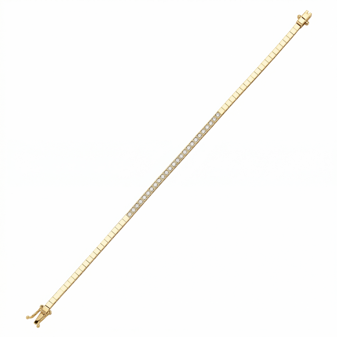 Novus Diamond 2.50 Ct.a Semi Aegian Lab-grown Diamond Bracelet in gold #color_gold