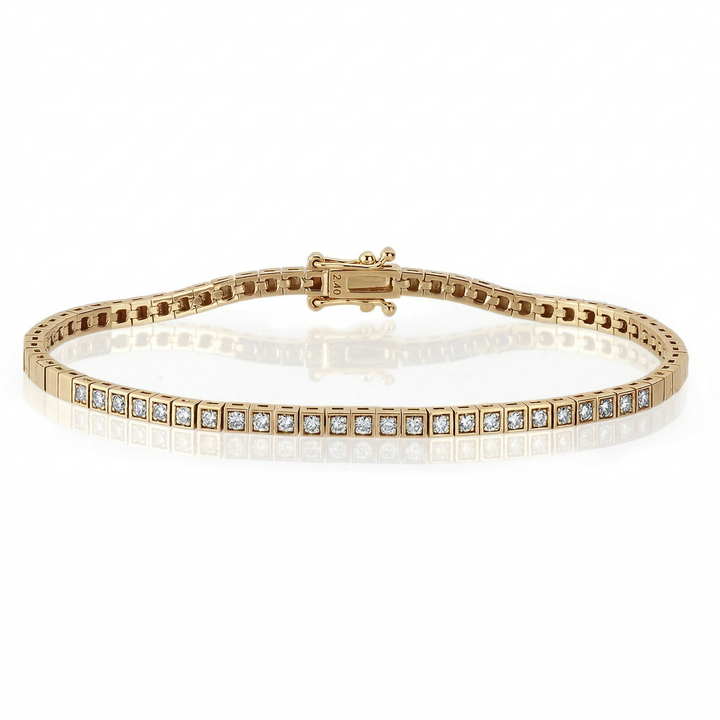 Novus Diamond 2.50 Ct.a Semi Aegian Lab-grown Diamond Bracelet in gold #color_gold