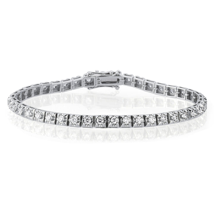 Novus Diamond 2.08 ct Neptunia Lab-grown Diamond Bracelet #color_silver