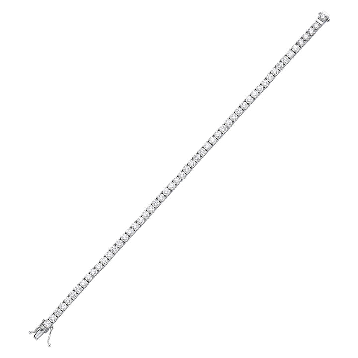 Novus Diamond 5.28 ct Venusia Lab-grown Diamond Tennis Bracelet #color_silver